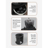 HIBREW Electric Coffee Grinder: 34 Gear Precision & Bean Storage