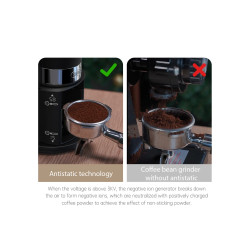 HIBREW Electric Coffee Grinder: 34 Gear Precision & Bean Storage
