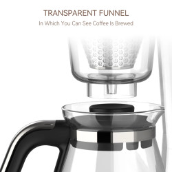 HIBREW 3-in-1 Coffee & Tea Maker: Drip, Pour Over & Hot Tea