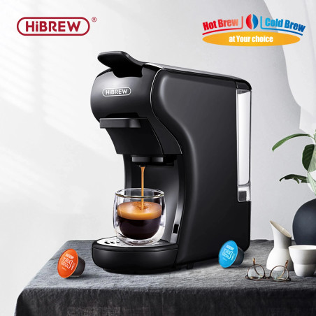 HIBREW Koffiezetapparaat: 19 Bar Druk, Warme & Koude Espresso