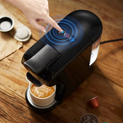 HIBREW Koffiezetapparaat: 19 Bar Druk, Warme & Koude Espresso