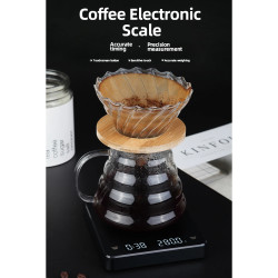 Balance à café de précision HIBREW : pesée et temps pour une infusion parfaite