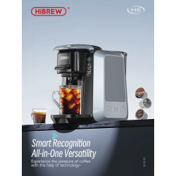 Kávovar HIBREW 6 v 1: teplé a studené nápoje, espresso, cappuccino