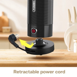 HIBREW Automatic Milk Frother for Latte & Cappuccino