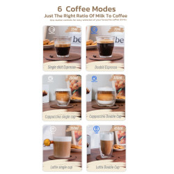 HIBREW 3-in-1 Espresso & Cappuccino Maker - Auto Froth