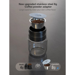 HIBREW Portable Espresso Maker: Car & Home Brewing
