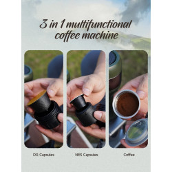 HIBREW Portable Espresso Maker: Car, Home & Camping Coffee
