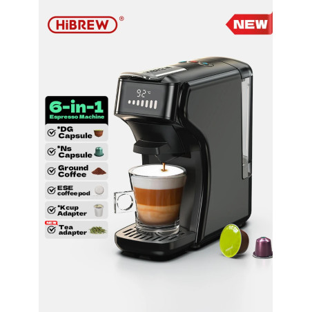 HIBREW 6-in-1 Capsule Coffee Maker: Hot & Cold Espresso