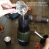 HIBREW 2-in-1 Espresso Maker: Hot/Cold, Capsules & Ground Coffee