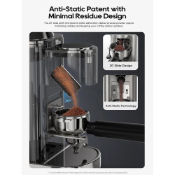 HIBREW Burr Mill Grinder: Perfect Espresso & Brew 48-Gear Precision